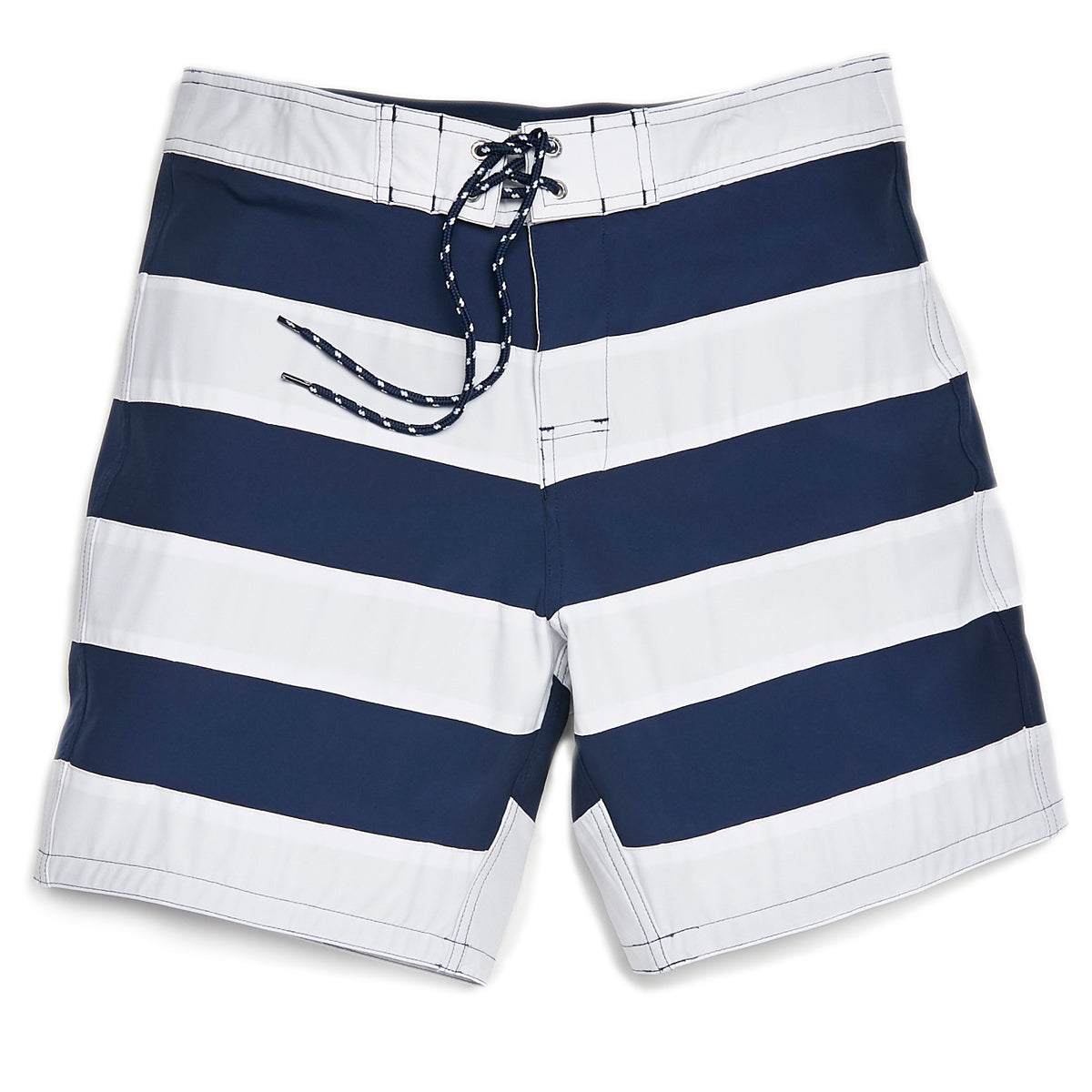 Basque Boardshort Navy & White
